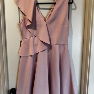 Ted Baker Lantaaa blush pink ruffle dress